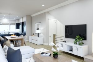 PLAN 1 - Cool Package - Living / Dining / Kitchen