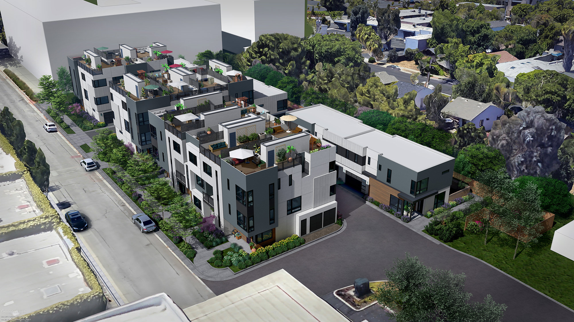 Acacia by Dividend Homes Overhead Rendering