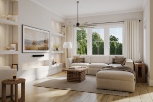 Plan 1 - Living Room