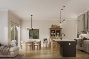 Plan 1 - Kitchen / Living Room / Dining Room