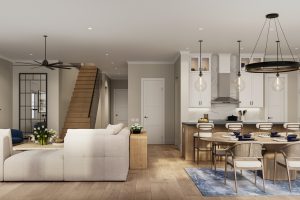 Plan 2 - Kitchen / Living Room / Dining Room