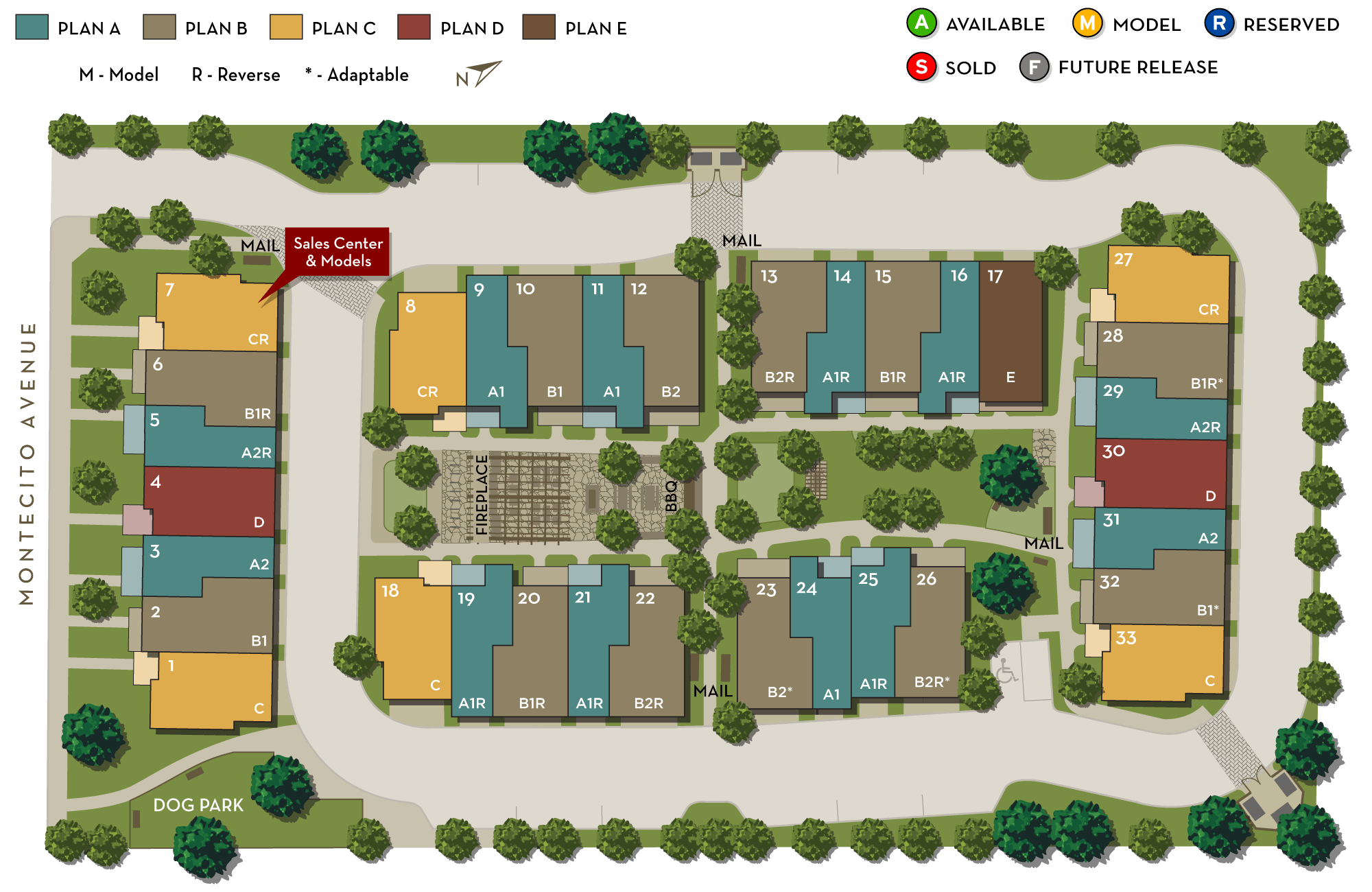 The Redwoods at Montecito Site Plan